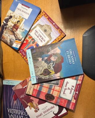 Lotto di 6 libri classici (edizioni ridotte)