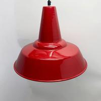 GF Sospensione in metallo rosso lucido industrial