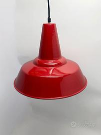 GF Sospensione in metallo rosso lucido industrial