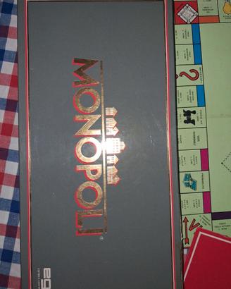 Monopoli vintage grigio e oro