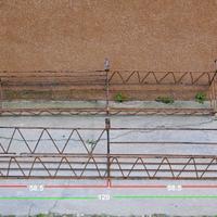 Due balconiere  porta fioriera / vaso da 120cm