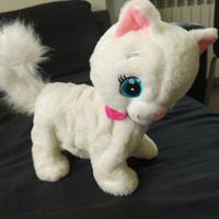 Gatta interattiva peluches Club Petz Bianca