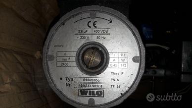 Wilo RSB 20/65o Circolatore caldaia  Usato funzion