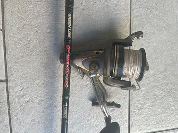 canna da pesca Alcedo Green line Catmania