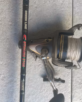 canna da pesca Alcedo Green line Catmania