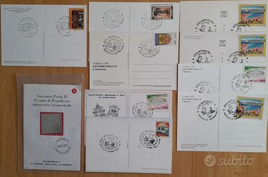 Lotto filatelico Papa Giovanni Paolo II