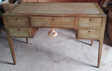 Scrittoio in stile veneziano secolo XX dipinto