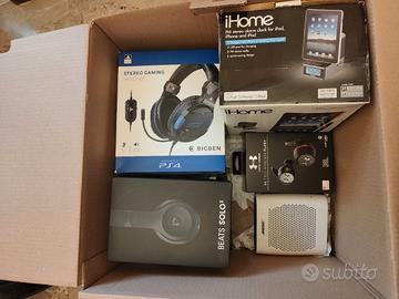 Bundle box Cuffie + Auricolari + Speaker