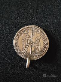 moneta veneziana lira mocenigo argento 