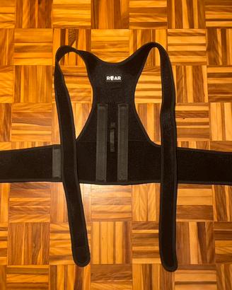 Roar correttore posturale unisex nero taglia S