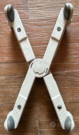 Porta PC Desktop regolabile con ruote