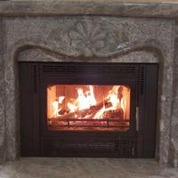 Inserto camino a legna ventilato