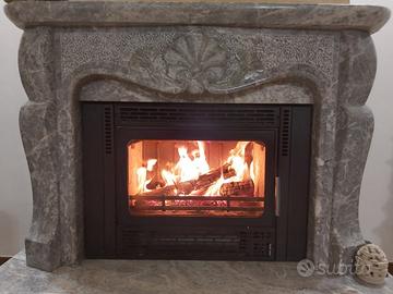 Inserto camino a legna ventilato