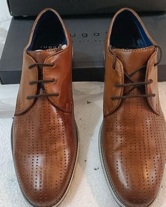NUOVE! Scarpe eleganti uomo Bugatti in pelle 42
