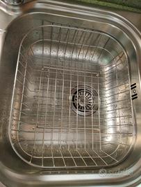 Cestino in acciaio inox per lavandino Foster 