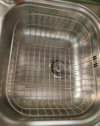 Cestino in acciaio inox per lavandino Foster 