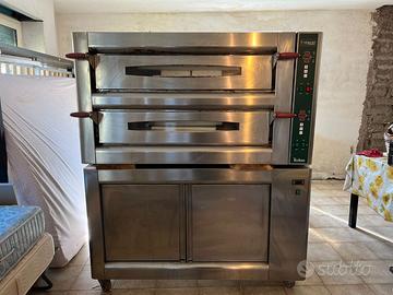 Forno con cella di lievitazione a 2 camere