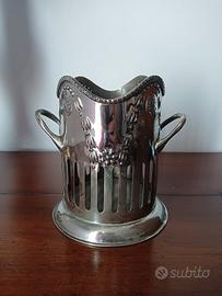 Portabottiglie Champagne placcato argento, vintage