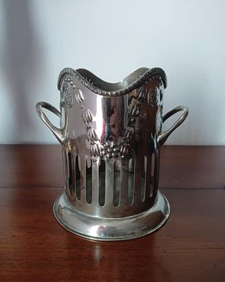 Portabottiglie Champagne placcato argento, vintage