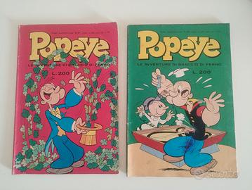 Popeye Numeri: 21 e 23 Del 1976/77 Edizione Metro 