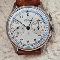 Tavannes 1940 Cronografo Venus 175 Acciaio 
