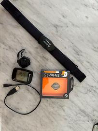 Computer bici e cardiofrequenzimetro insieme