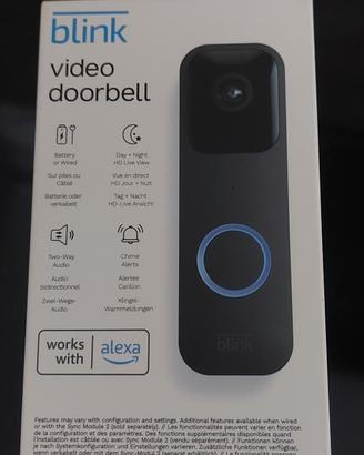 Blink video doorbell