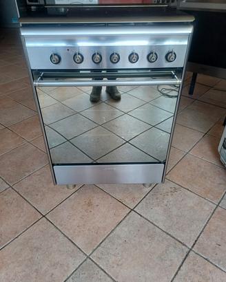 cucina a gas forno a gas smeg in acciaio inox