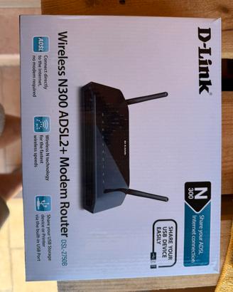 D-Link Wireless N300 Adsl+Modem Router DDl-2750B