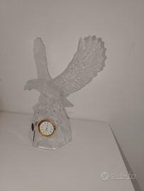 orologio da tavolo in cristallo