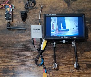 FPV 5,8GHz,Monitor,Camera,Trasmettitore x Drone 
 