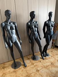 3 manichini donna 180cm