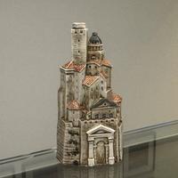 Bottiglia Pedroni ceramica di Faenza - maraschino