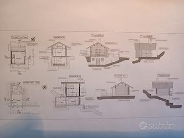 Terreno con progetto rustico/maso