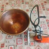 POLENTINA OVBC PAIOLO IN RAME CON MOTORE ELETTRICO