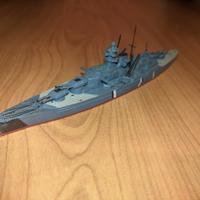 Bismarck tri - ang Minic Ships 