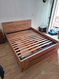 Letto con cassettoni 160x200