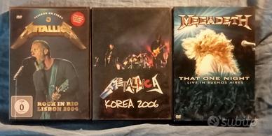 Metallica/Megadeth live dvd