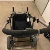 Passeggino Gemellare Brevi Blue Navy