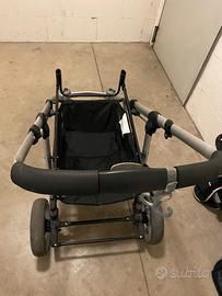 Passeggino Gemellare Brevi Blue Navy