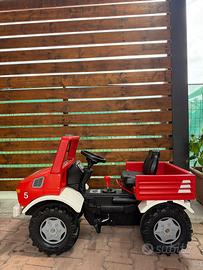 Camion pompieri a pedali cavalcabile