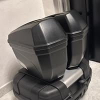 Tris di valigie della kappa