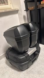 Tris di valigie della kappa