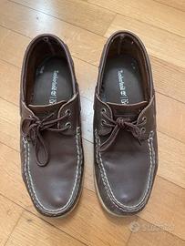 Boat shoes Timberland in pelle marrone – comfort