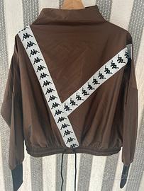 Kappa giacca a vento con cerniera sul collo