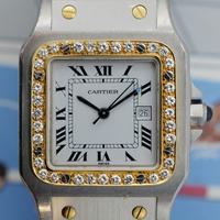 Cartier Santos vintage  ref.2961 acc/oro Automa