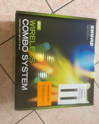 Microfono Shure Blx24 sm58 nuovo