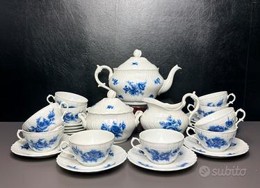Servizio te Vecchio Ginori decoro Margherite blu