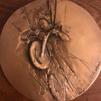 Medaglia 80 anni moto club Bergamo 37 valli bergam