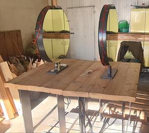 2 postazioni doppie da parrucchiere